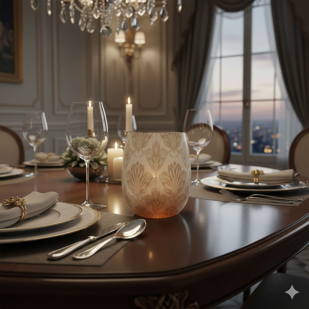 “Bicchiere Foglia Reale – FEI ADLER Golden Elegance”